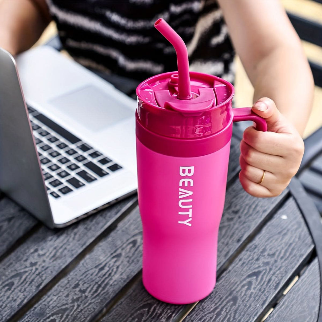 MAXHYDR – Large Capacity Straw Tumbler Cup