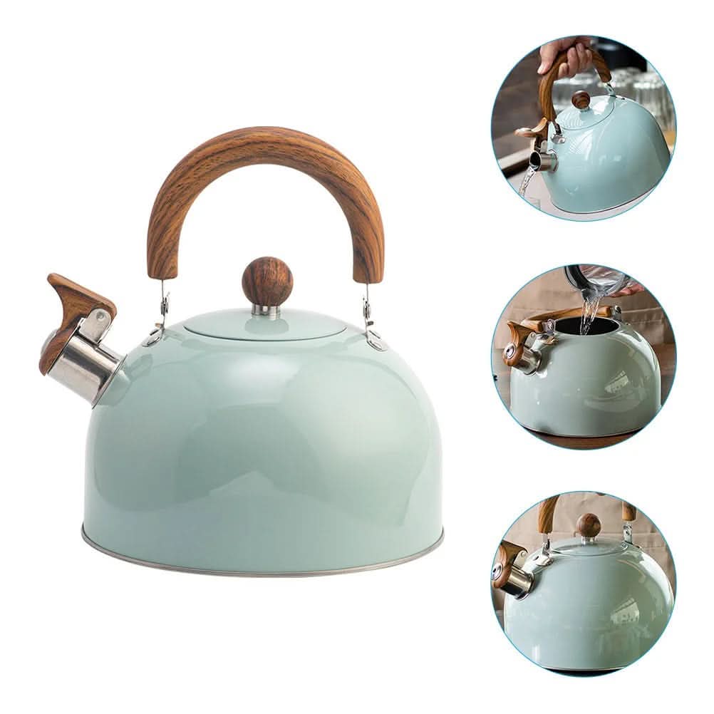 STEAMORA – 3L Whistling Kettle Stainless Steel Heat Resistant Handle