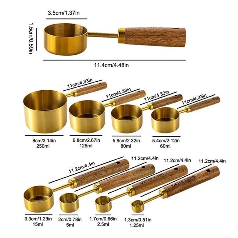 BREWNEST – Stainless Steel Measuring Set for Bar & Kitchen Use