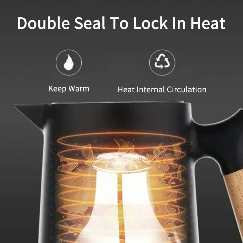 TIMBERTHERM – Insulated Kettle with Modern Wooden Accent