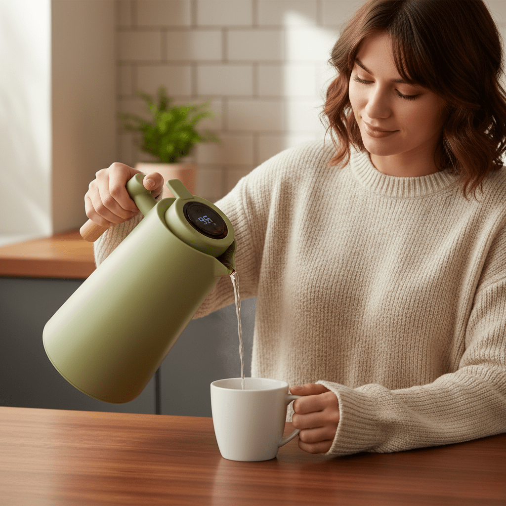 TEMPHAVEN – Smart Thermos Bottle with Heat Display Design