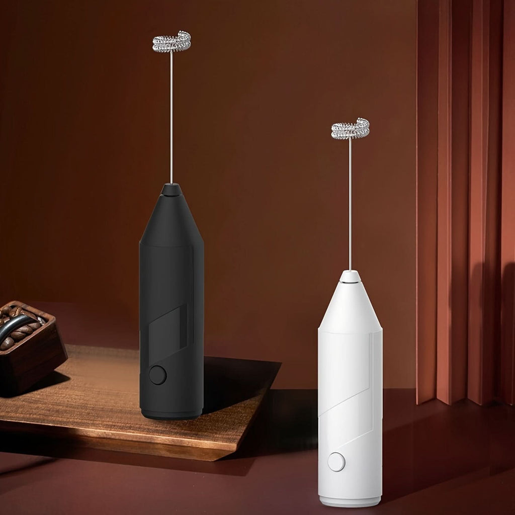 FOAMORA – Electric Milk Frother Handheld Coffee Mixer