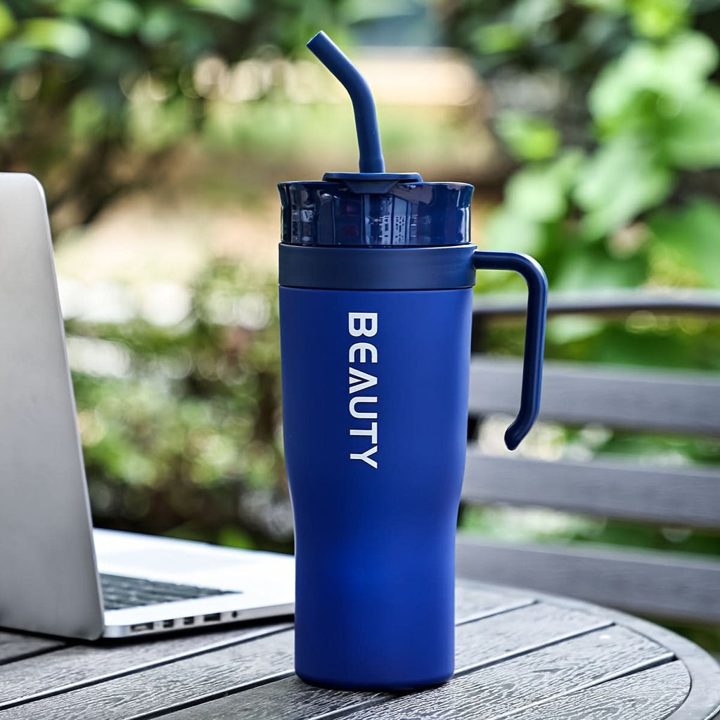 MAXHYDR – Large Capacity Straw Tumbler Cup